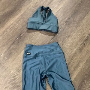 Stylish Kids Blue Leggings and Top Set